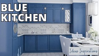 50+ Blue Kitchen Ideas - Modular Kitchen Colors & Ideas