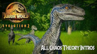 All Chaos Theory Mode Intros | Jurassic World Evolution 2 | PS5 Gameplay
