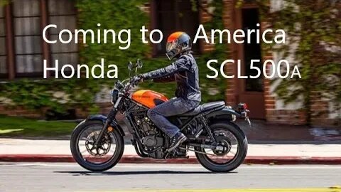 Coming to America Honda SCL500a: Rambling Random Hippie-Biker Wisdom & Other Stupidities (S4 E8)
