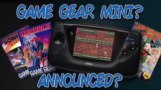Was the Sega Game Gear Mini Really Just Announced?