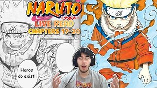 CHAKRA TRAINING | Naruto Live Read | Chapters 17-20