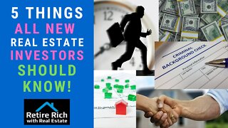 5 Things All New Real Estate Investors Should Know