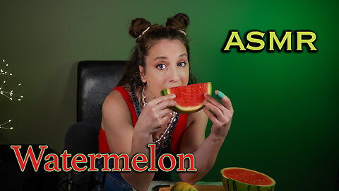 ASMR - Watermelon Nibbles