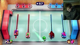 Mario Party Superstars Speed Hockey Minigame Featuring Waluigi VS Nintendo Characters