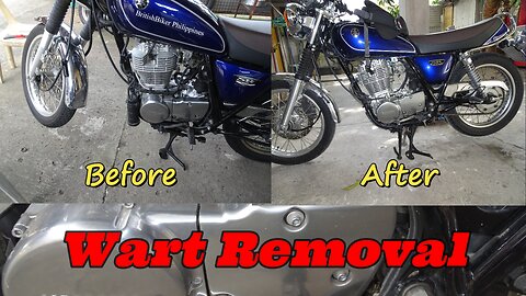 Grotesque Wart Removed From Yamaha SR400 Motorcycle - Philippines