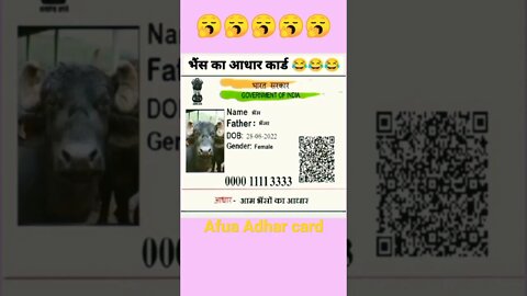 Afua Adhar Card coow new version Adhar