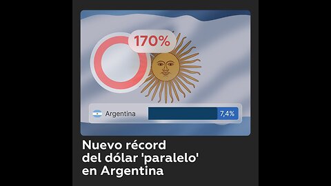 El dólar ‘blue’ alcanza un pico máximo en Argentina tras debate presidencial