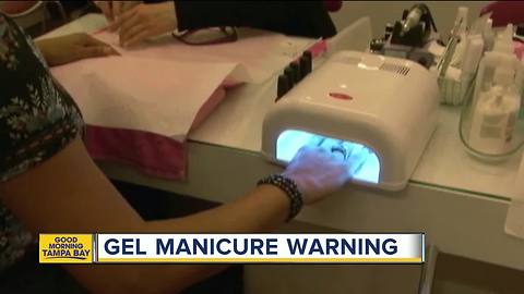 Doctors warn that gel manicures using UV lights could increase risk of cancer