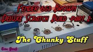 Fender 6G3 Brown Deluxe Scratch Build part 2 - Let's Build! - Episode 24