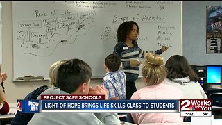 Light of hope brings life skills class to students