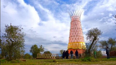Bamboo Tower Collects 26 Gallons of Drinking Water A Day From Thin Air