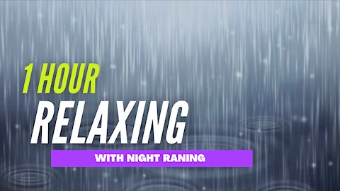 Nature Night Rain Sounds: Rain Sounds One Hour for Sleeping, Sleep Aid for Everybody