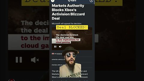 Microsoft Activision Blizzard Deal BLOCKED Again! #shorts