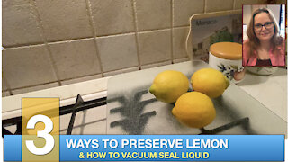 3 WAYS TO PRESERVE LEMON