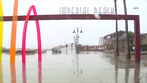 Imperial Beach faced first impact of Hilary as it moves North