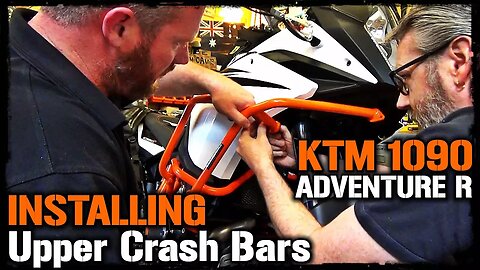 KTM 1090 Outback Motortek Upper Crash Bars Install