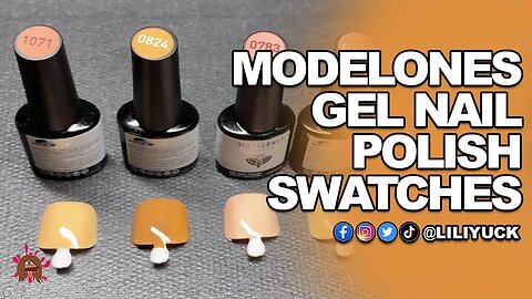 Best Gel Nail Polish Modelones Skin Tone Gel Polish Swatches