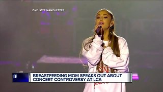 Breastfeeding mom speaks out about concert controversy at LCA
