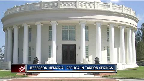 Jefferson Memorial replica created in Tarpon Springs