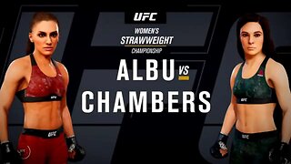 EA Sports UFC 3 Gameplay Alex Chambers vs Alexandra Albu