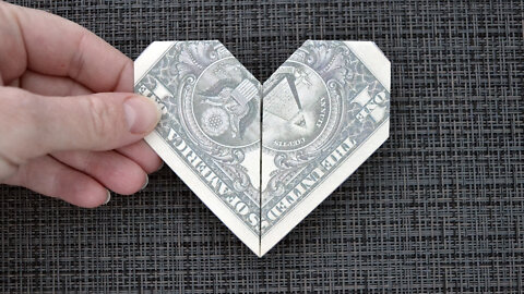 My BIG MONEY HEART | Easy Dollar Origami for Valentine's Day | Tutorial DIY by NProkuda