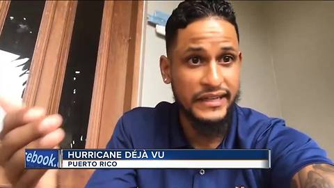 Man with local ties prepares for Hurricane Maria in Puerto Rico