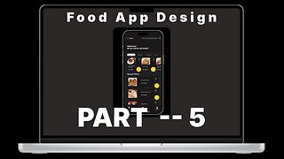 Food App Design in Figma | Delivery Mobile App UI/UX Design | Figma Tutorial --- PART 5