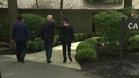 Biden Ignores Questions, Wanders Back Inside After Photo Op With Japanese PM, South Korean President