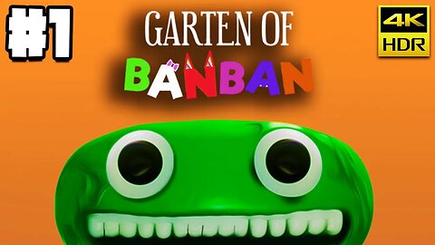 Garten of Banban | Gameplay Walkthrough Part 1 (4K) (RTX 4090) (i9 13900KF DDR5)