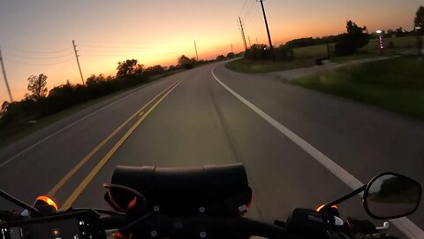 Evening ride, Texas made lane splitting/filtering illegal