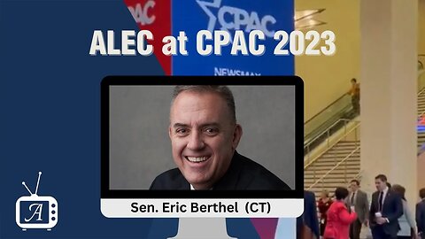 Make Connecticut more Competitive @CPAC w/Eric Berthel (@eric_berthel) through tax reform and more