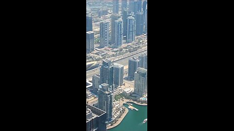 Dubai Marina after thunderstorm