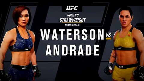 EA Sports UFC 3 Gameplay Jessica Andrade vs Michelle Waterson
