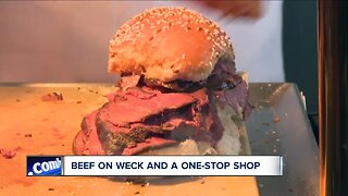 Charlie the Butcher's Carvery serving beef on weck and running as a one-stop shop