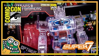 Super7 Transformers - Super Cyborg X-Ray Optimus Prime SDCC 2018 - Unboxing and Overview