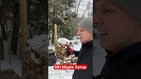 Preparing to make some New Hampshire Maple Syrup