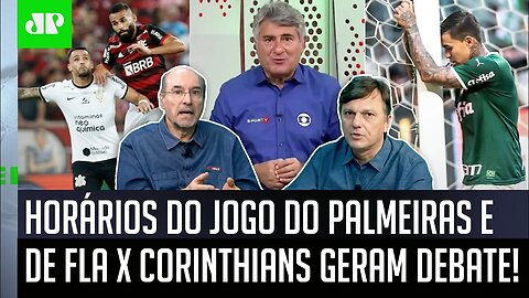 "A CULPA NÃO é da TV Globo, e sim..." Jogo do Palmeiras e Flamengo x Corinthians serão SIMULTÂNEOS!
