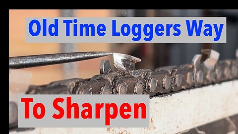 How to Hand File Sharpen Square Ground Chisel Chainsaw Chain