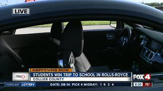 Two Collier County students win trip to school in a Rolls-Royce Wraith