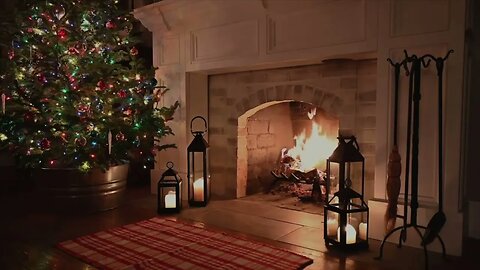 Christmas Ambience with Fireplace Crackling to Enjoy The Heavenly Holiday's