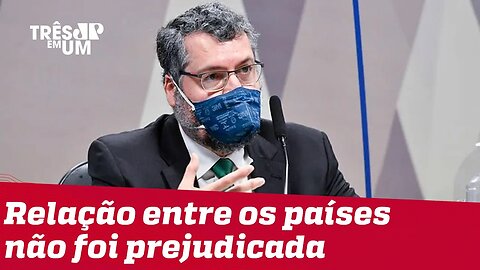 Ernesto Araújo fala sobre relação com a China na CPI da Covid