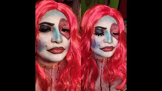 heart clown sfxmakeup