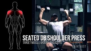 Seated Dumbbell Shoulder Press