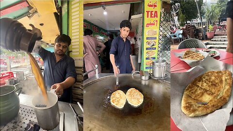 Aluu Cheese Parhata And Karak Chayee || Most Famous In Islamabad #parhata #pakistanifood