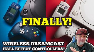 This Is What I WANTED! Wireless Hall Effect SEGA Dreamcast Controllers Are Finally Coming!