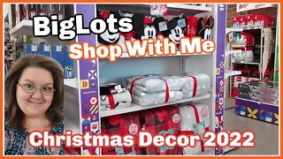 Big Lots Shop With Me I Christmas Decor 2022 I Christmas Decor WalkThrough