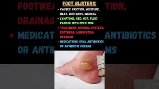 Blood Blister or Friction Blister? [Blister on feet, toe or foot]