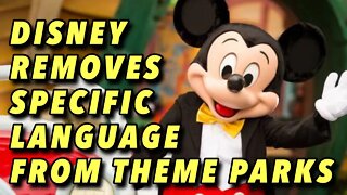 Disney Removes Gender-Specific Pronouns and Language In Theme Parks