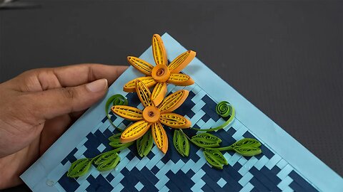 How to Make Quilled Paper Flowers - Paper Craft Ideas