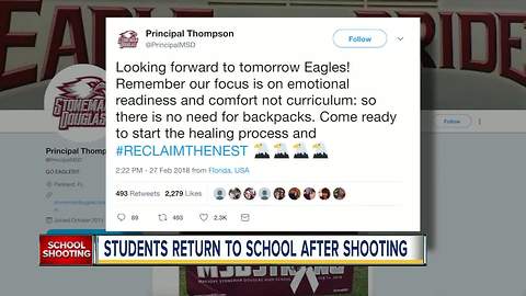Stoneman Douglas High students wary on return to class two weeks after school shooting in Parkland